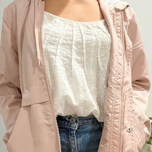 Light pink windbreaker